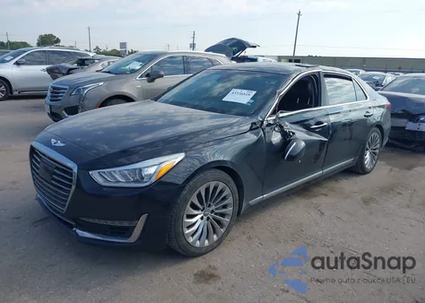 2017 Genesis G90 3.3T Premium z USA, uszkodzony, nr VIN KMHG34JA9HU030568